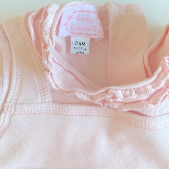 Biscotti pink ruffled long sleeve winter dress - Picture 6 of 7